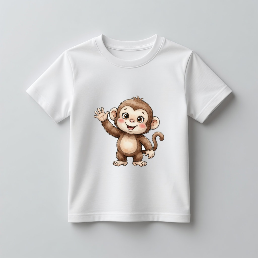 Koszulka kids — Małpka